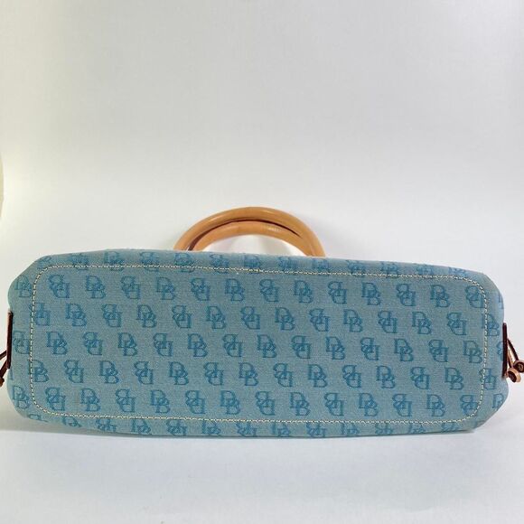 Dooney-bourke Women's Brown and Blue Bag - Picture 5 of 8